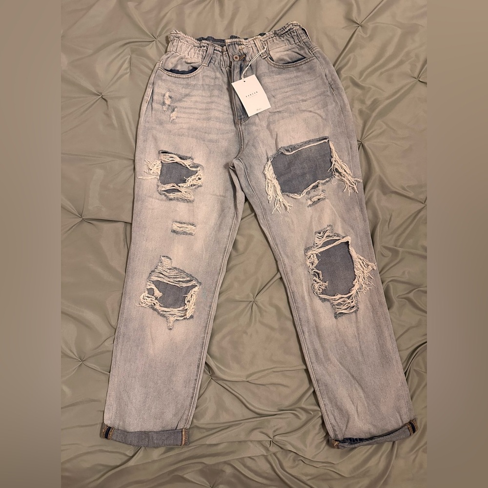 KanCan Light Gray High Waist Jeans